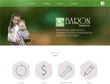 Tablet Screenshot of baronhospitalarios.com